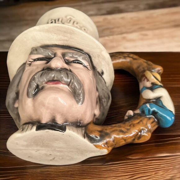 Vintage Toby Jug Unique Boy on Handle Collectible Character Mug Japan Retro Find - Picture 6 of 7